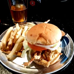 J DUB - Soft shell crab sandwich. Absolutely delicious. Cooked perfectly and the fries were great!