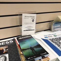 The UPS Store - A posted example in the store of the drop off receipt that they refuse to provide.