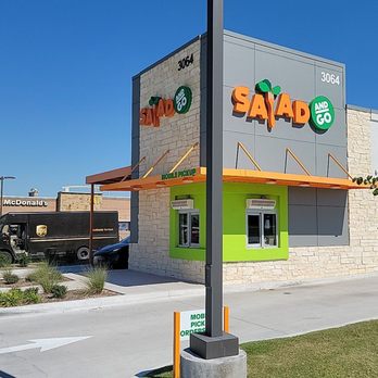 Salad and Go - Next McD's north of Rockwall, TX along North Goliad St / Hwy 205 Mobile pre-paid orders pickup at green window. Drive-thru at back. - Salad Near Me - Rockwall, Texas