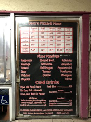 Menu photo 1 Sam's Pizza & More Stockton, CA Menu photo 1 Sam's Pizza & More Stockton, CA