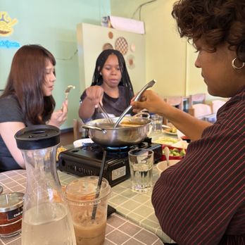 Thai Hot Pot Heaven - Grandkids and friend doing hot pot... - Thai Near Me - Portland, Oregon Thai Hot Pot Heaven - Grandkids and friend doing hot pot... - Thai Near Me - Portland, Oregon