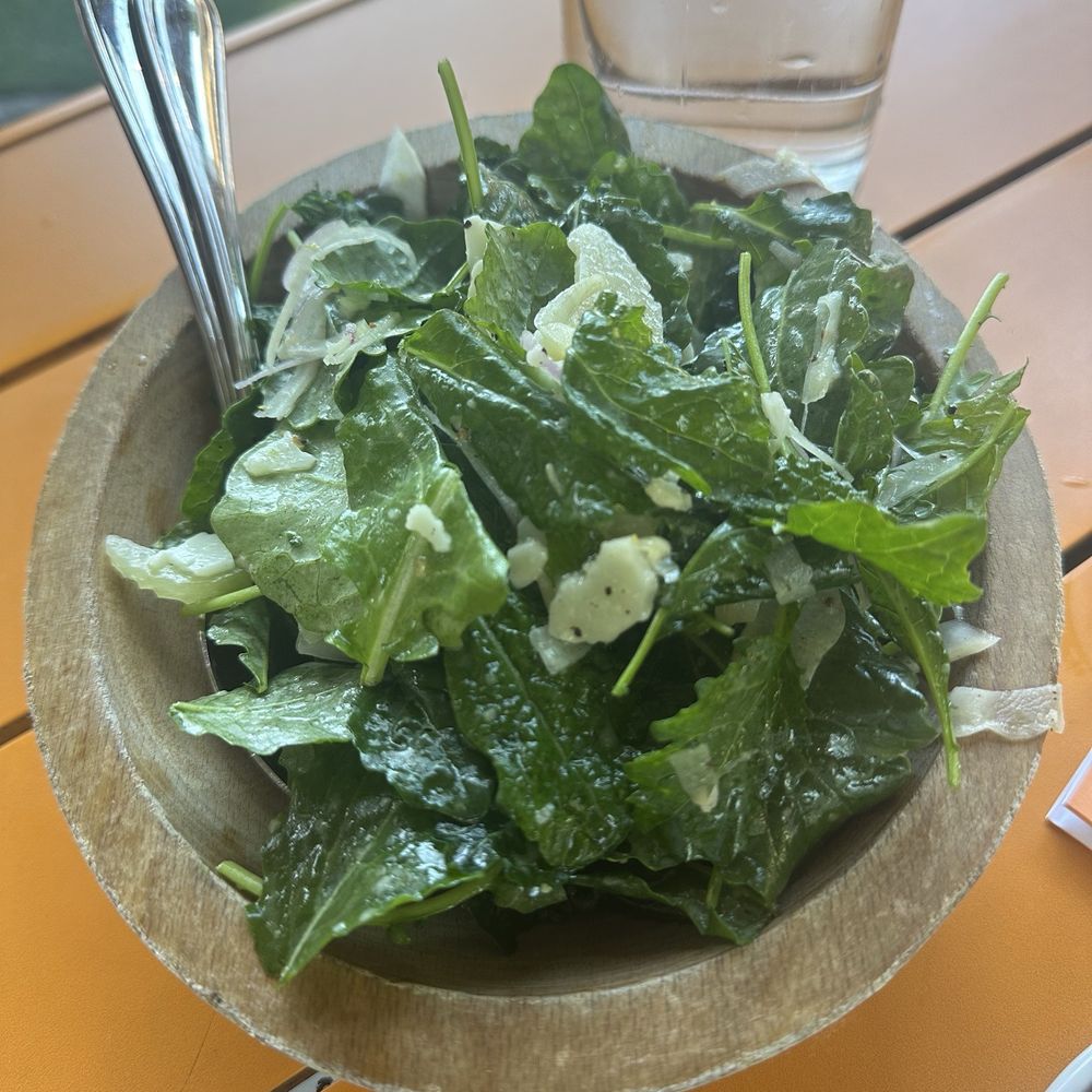Bravas Bar de Tapas - Baby Kale Salad, Shaved Manchego, Fennel, Preserved Lemon Vinaigrette - Spanish Near Me - Healdsburg, California