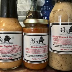 B's Meat Market & B's Backyard B'stro - Vidalia Onion Sauces...Yum