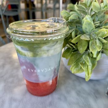 Everyday Eatery - Strawberry Matcha Latte with almond milk - Cafes Near Me - Irvine, California