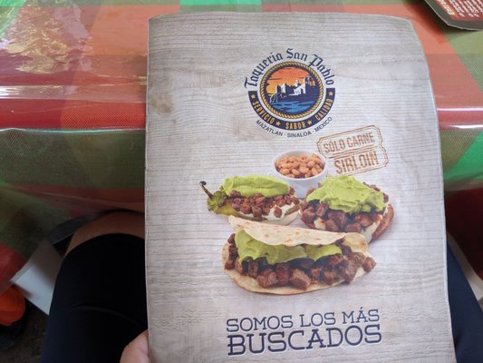Menu photo 3 Taqueria San Pablo Mazatlán, SIN Menu photo 3 Taqueria San Pablo Mazatlán, SIN