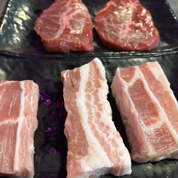 Unlimeat - top blade and pork belly - Korean Near Me - Fairfax, Virginia