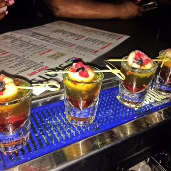 SHOTS - Orlando - Taste testing some of the upcoming Halloween specialty shots! This is the "Dead eye shot" made from fresh zombie - Bars Near Me - Orlando, Florida SHOTS - Orlando - Taste testing some of the upcoming Halloween specialty shots! This is the "Dead eye shot" made from fresh zombie - Bars Near Me - Orlando, Florida