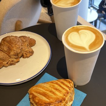 Bleu Coffee - Apple turnover, Croissant, coffee - Coffee & Tea Near Me - Jersey City, New Jersey