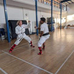 Black Panther School of Japanese Karate - Both ladies and gents training together ! 2025