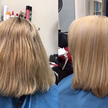 Azzure Salon - Before & after cut and keratin - Hair Salons Near Me - Albany, California