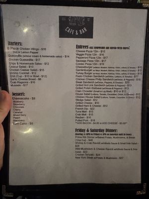 Menu photo 1 Warehouse Cafe Port Costa, CA Menu photo 1 Warehouse Cafe Port Costa, CA