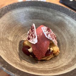 Rata - Really tasty - honey cherry palm sugar meringue dessert