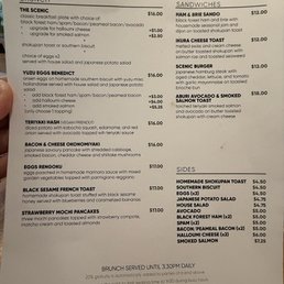 food menu food menu