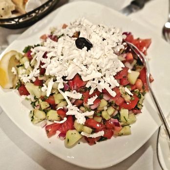 Dayı'nın Yeri - Coban Salad (Sheperd's Salad), with cheese. - Turkish Near Me - Cliffside Park, New Jersey Dayı'nın Yeri - Coban Salad (Sheperd's Salad), with cheese. - Turkish Near Me - Cliffside Park, New Jersey