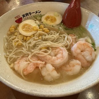 Ten Gu Ramen - Shrimp Ramen with a jammy egg - Ramen Near Me - Bakersfield, California Ten Gu Ramen - Shrimp Ramen with a jammy egg - Ramen Near Me - Bakersfield, California
