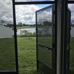 Floridas Pool Screening Headquarters - Beautiful frame in facing the water.