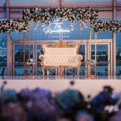 OC Events - Long Beach Ca 
Seamless stage wrap
Florals
Lounge