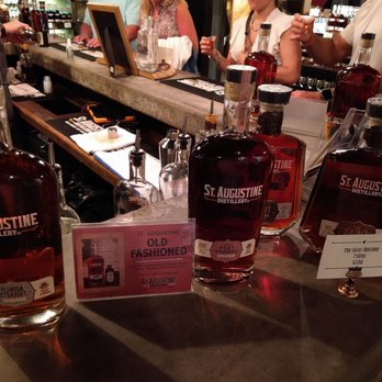 St. Augustine Distillery - Bourbon options at the tasting room at end of tour. - Distilleries Near Me - Saint  Augustine, Florida