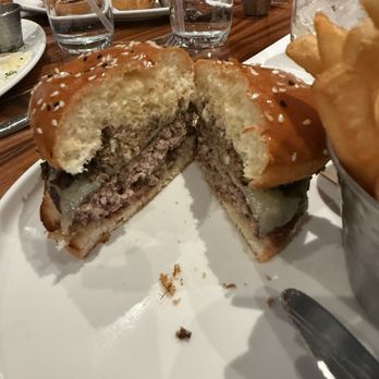 Gordon Ramsay Burger Las Vegas - Wellington burger cross section - Burgers Near Me - Las Vegas, Nevada