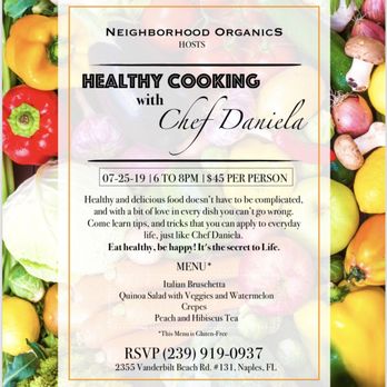 Chef Daniela Craciun - Healthy Cooking class with Chef Daniela. - Caterers Near Me Chef Daniela Craciun - Healthy Cooking class with Chef Daniela. - Caterers Near Me