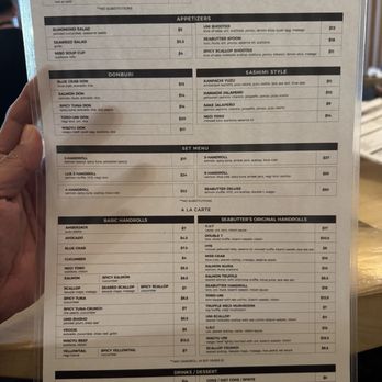 The Bar - Hand Rolls by Seabutter - Menu - Sushi Bars Near Me - Los Angeles, California The Bar - Hand Rolls by Seabutter - Menu - Sushi Bars Near Me - Los Angeles, California