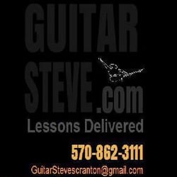 GuitarSteve.com - Music Instruction NEPA
Guitar, Bass, Introductory Drums 
All Ages, 
Music Lessons In YOUR Home
References Available