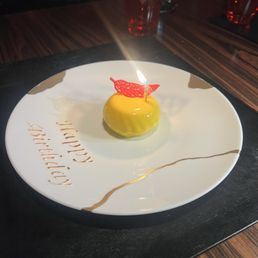 birthday treat was mango passionfruit. birthday treat was mango passionfruit.