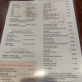 Pho Nhy - Menu - Vietnamese Near Me - San Jose, California Pho Nhy - Menu - Vietnamese Near Me - San Jose, California