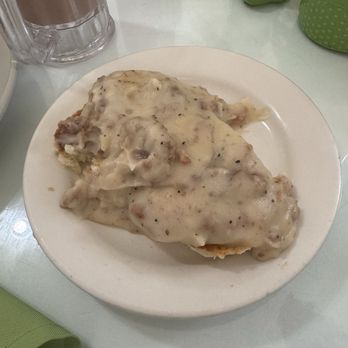 The Breakfast House - Biscuits and Gravy, so soft and creamy - Breakfast & Brunch Near Me - Sarasota, Florida