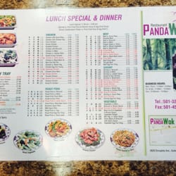 Panda Wok - Menu