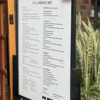 El Camino Cafe - Menu - Mexican Near Me - Tustin, California