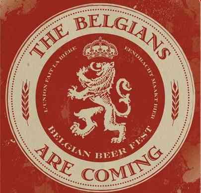 The Belgians Are Coming Belgian Beer Festival Logo