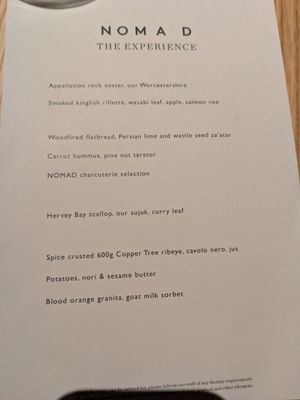 Menu photo 1 Nomad Surry Hills, NSW Menu photo 1 Nomad Surry Hills, NSW