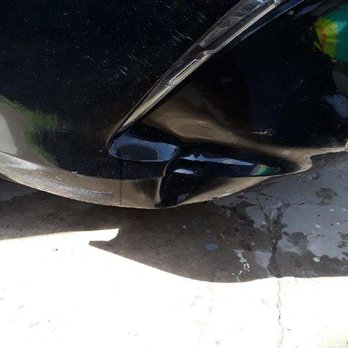 Express Bumper Repair Mobile - Before - Mobile Dent Repair Near Me