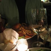 Photo of L’Express - New York, NY, United States. And his lamb burger!