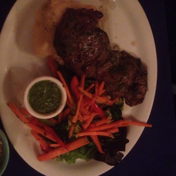 La Bella Managua - Chimichuri steak with veggies and mash. Perfectly cooked and delicious - Latin American Near Me - Toronto, Ontario La Bella Managua - Chimichuri steak with veggies and mash. Perfectly cooked and delicious - Latin American Near Me - Toronto, Ontario