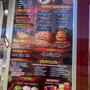 Tacos Tany - Menu. - Food Trucks Near Me - San Leandro, California Tacos Tany - Menu. - Food Trucks Near Me - San Leandro, California
