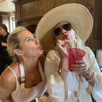 Malibu Seaside Chef - my friend Amy having fun with Chef Gina. - Caterers Near Me Malibu Seaside Chef - my friend Amy having fun with Chef Gina. - Caterers Near Me
