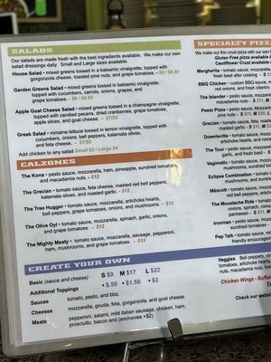 Menu photo 2 Eclipse Pizza Co. Reno, NV