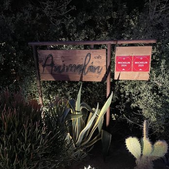 Animalón - Entrance. Michelin star on display - Signature Cuisine Near Me - Ensenada, BCN