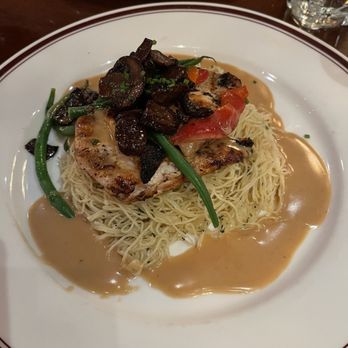 Artie's - Hickory Grilled Chicken Breast with angel hair pasta - American Near Me - Fairfax, Virginia Artie's - Hickory Grilled Chicken Breast with angel hair pasta - American Near Me - Fairfax, Virginia