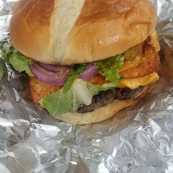 Backyard Pizza & Burgers - Panner Burger with burger patty add-on - Burgers Near Me - Puyallup, Washington