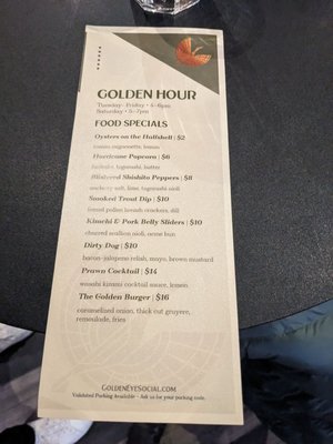 Menu photo 2 Golden Eye Social San Francisco, CA Menu photo 2 Golden Eye Social San Francisco, CA