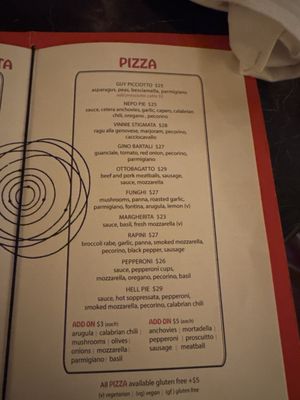 Menu photo 4 See No Evil Pizza New York, NY Menu photo 4 See No Evil Pizza New York, NY