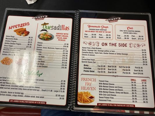 Menu photo 5 Benny's Luncheonette Fair Lawn, NJ Menu photo 5 Benny's Luncheonette Fair Lawn, NJ