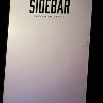 Sidebar - Entrance/ Exit bar - Cocktail Bars Near Me - Grand Rapids, Michigan