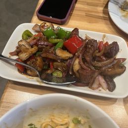 Black pepper beef