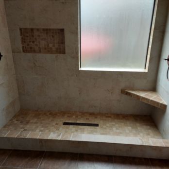 A-1 Shower Repair - Side view before glass blocks - General Contractors Near Me A-1 Shower Repair - Side view before glass blocks - General Contractors Near Me