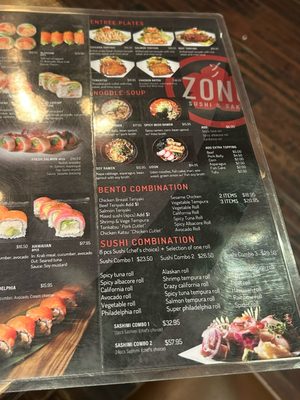 Menu photo 4 Zono Sushi Glendale, CA