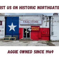 Mural on back of TXAG Store at Northgate